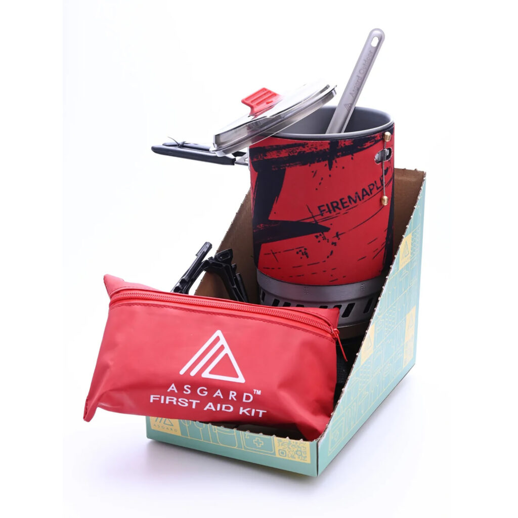 Portable expedition cooking set for easy camp meals