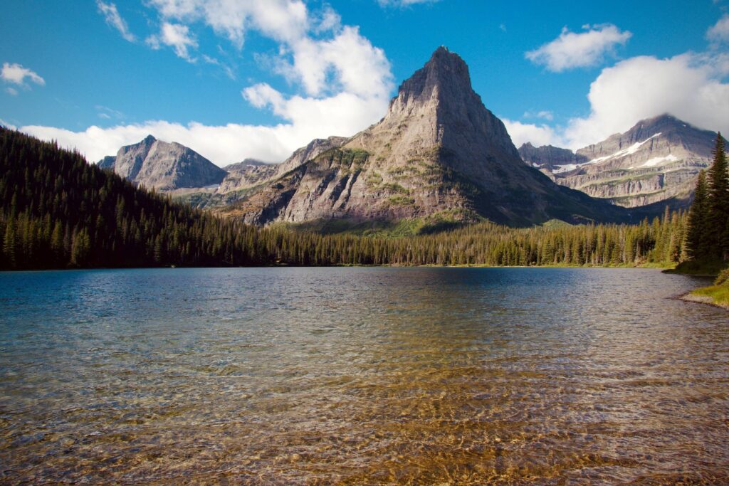 View of Glacier National Park Elizabeth Lake Photo by Explore Gears