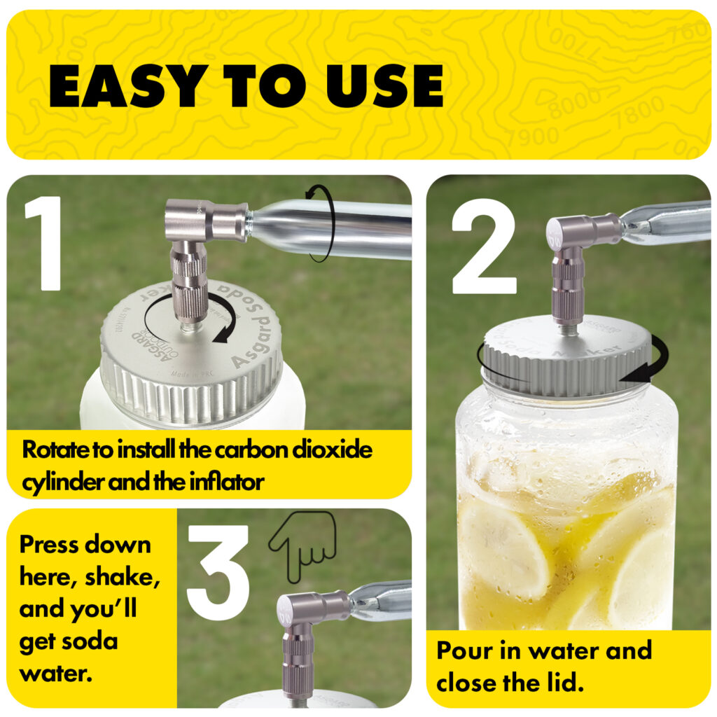 Step-by-step guide to using a asgard soda maker