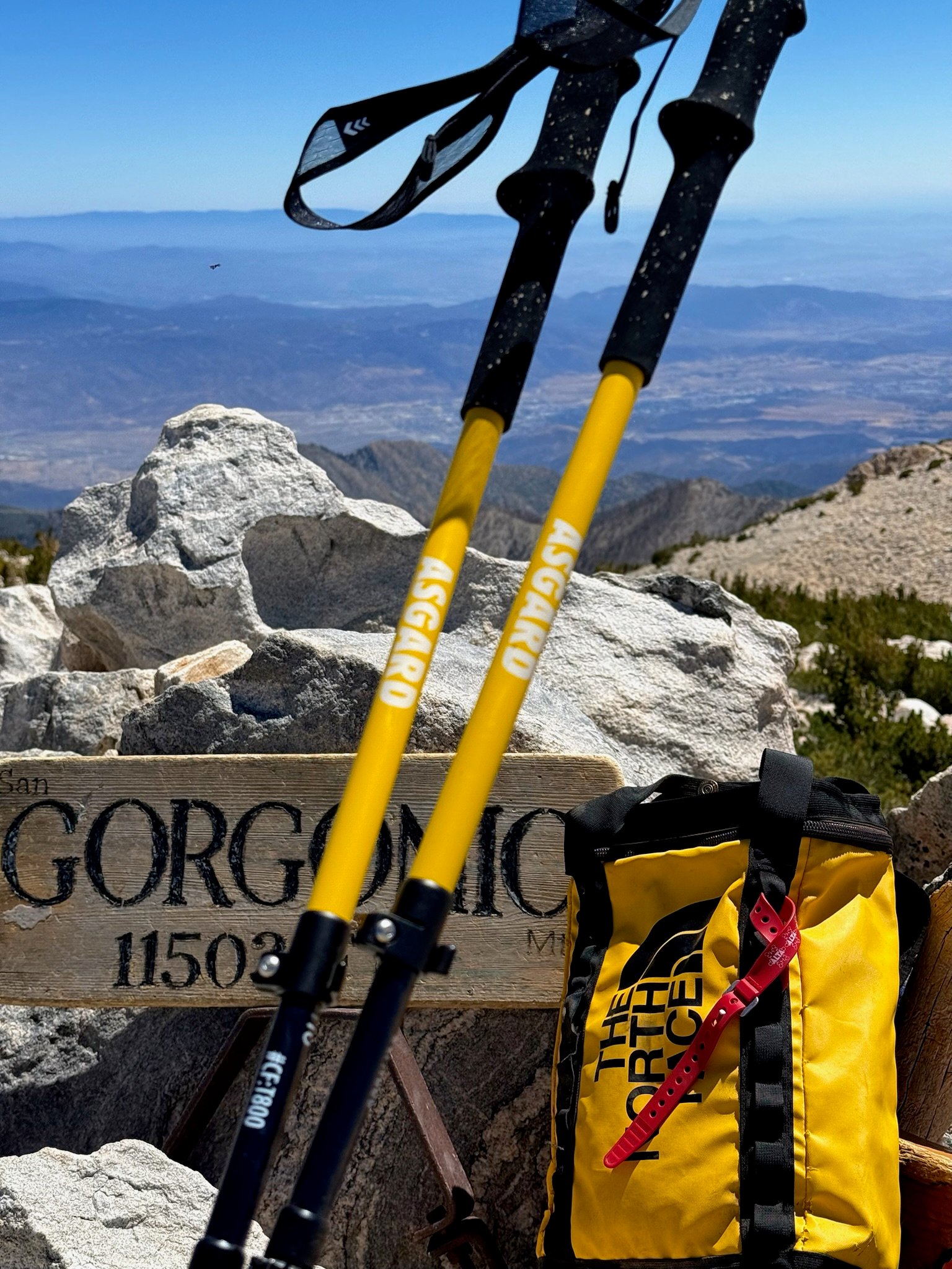 Asgard Hydrogen Poles 2.0 at San Gorgonio Mountain