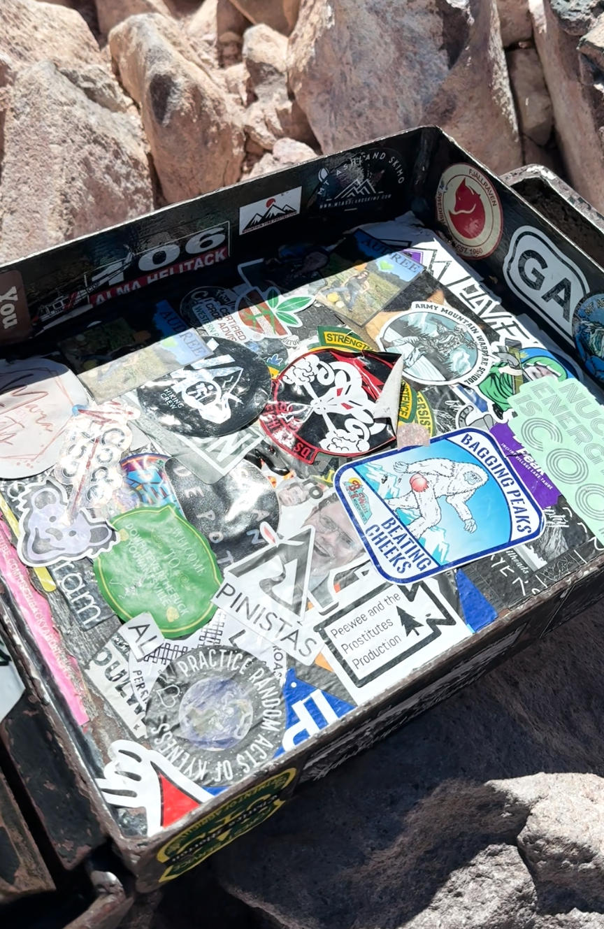 Sticker Box at High Camp