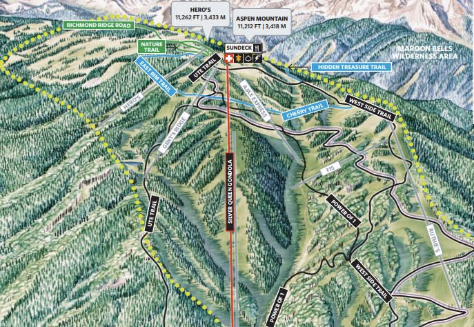 aspen trail map
