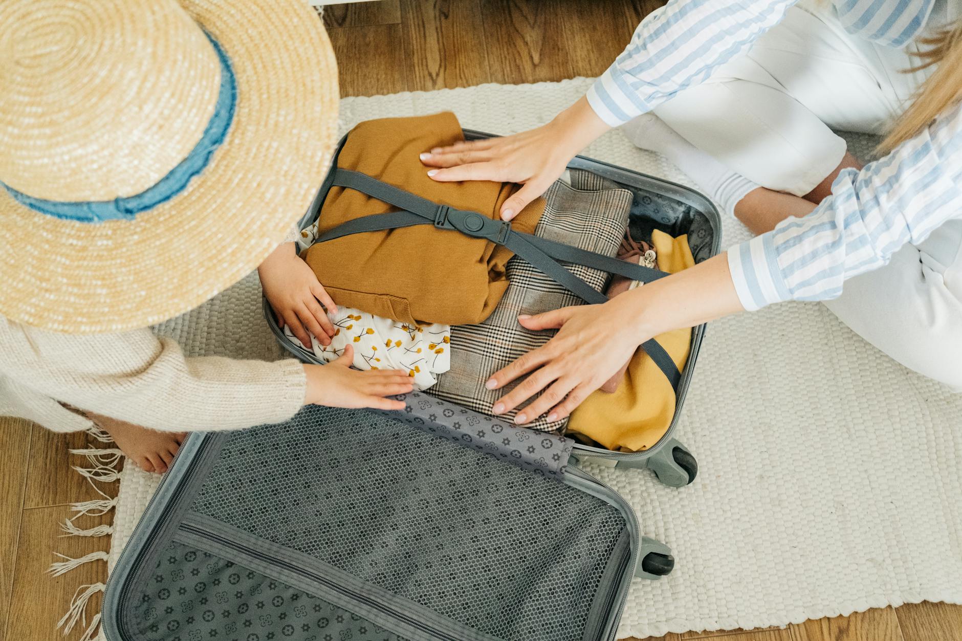 Printable family packing checklist for a Sevierville trip with stroller, swim gear, and first-aid-photo-by-pexels