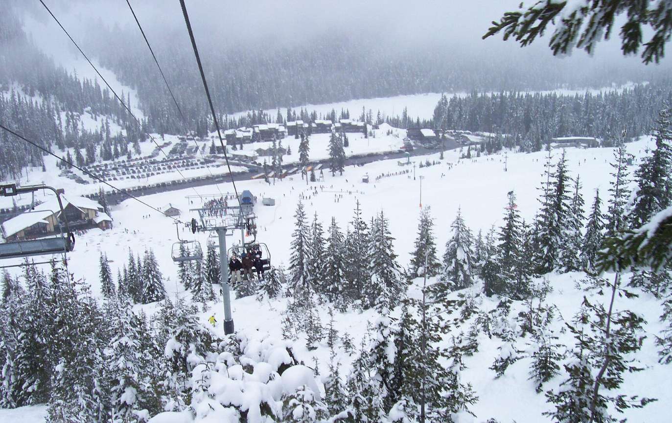 ski lift at White Pass Ski Area