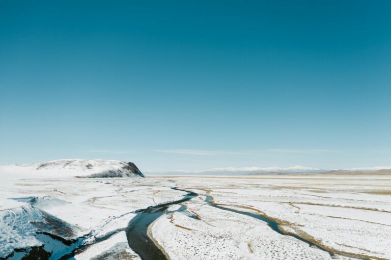 Aerial view of Flathead Valley in snow showing ski resorts near Whitefish and surrounding peaks-photo-by-pexels